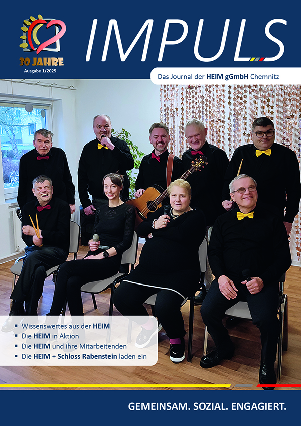 Das Firmenjournal IMPULS der HEIM gemeinnützigen GmbH aus Chemnitz - Augabe für das erste Halbjahr 2025