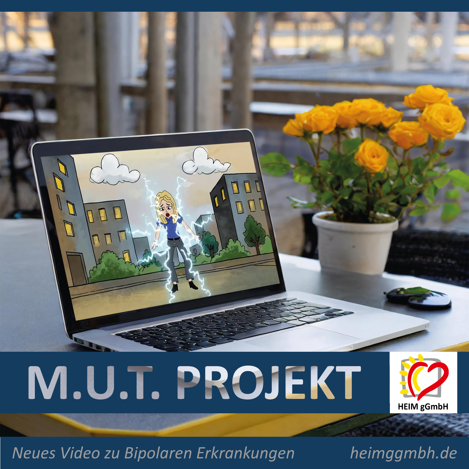 Bipolare Erkrankung - Momentaner Schwerpunkt des M.U.T. Projektes bei den Erklärvideos zu psychischen Störungen