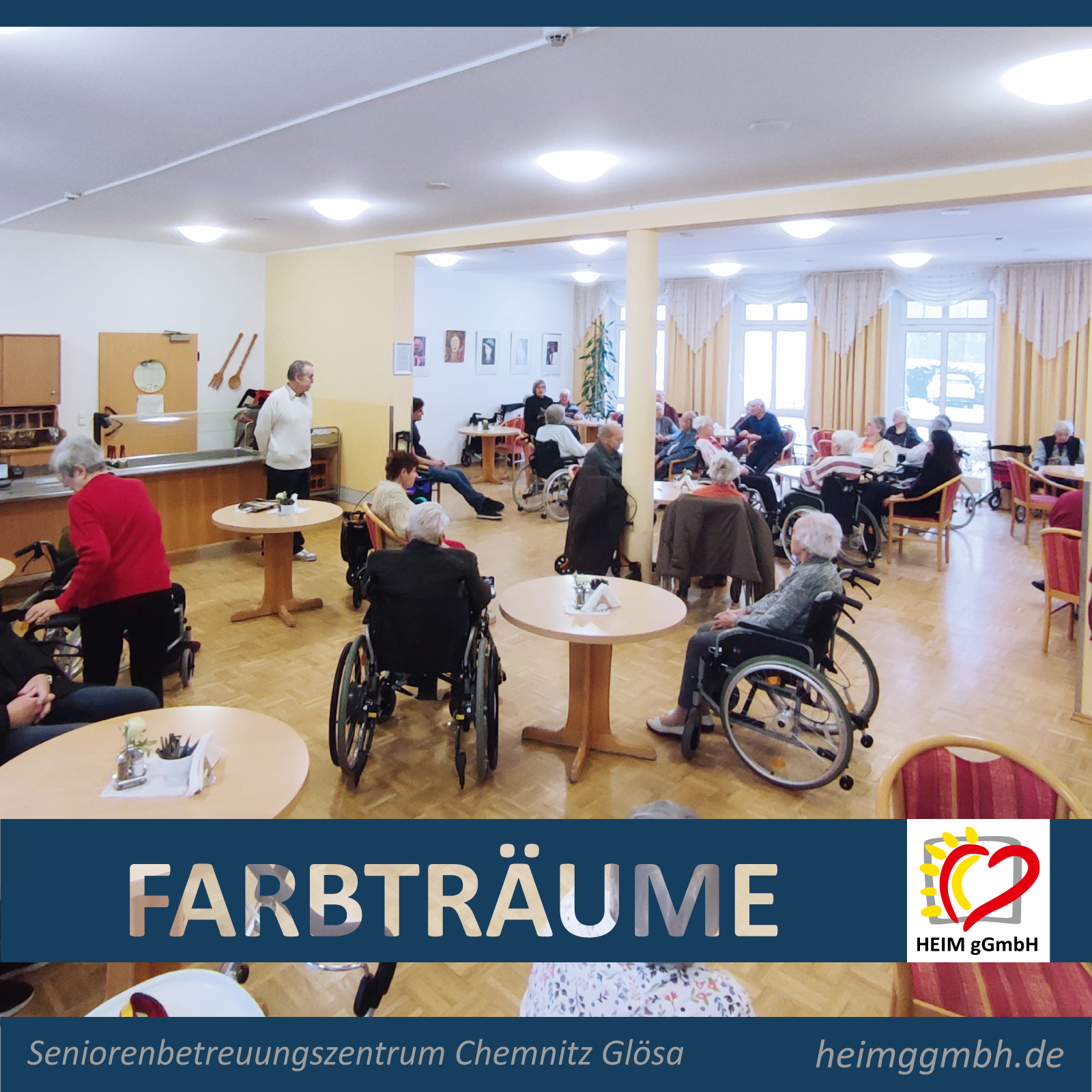 Reale Farbträume - Vernissage im Seniorenbetreuungszentrum Glösa der HEIM gGmbH in Chemnitz - wie immer ein toller Erfolg.