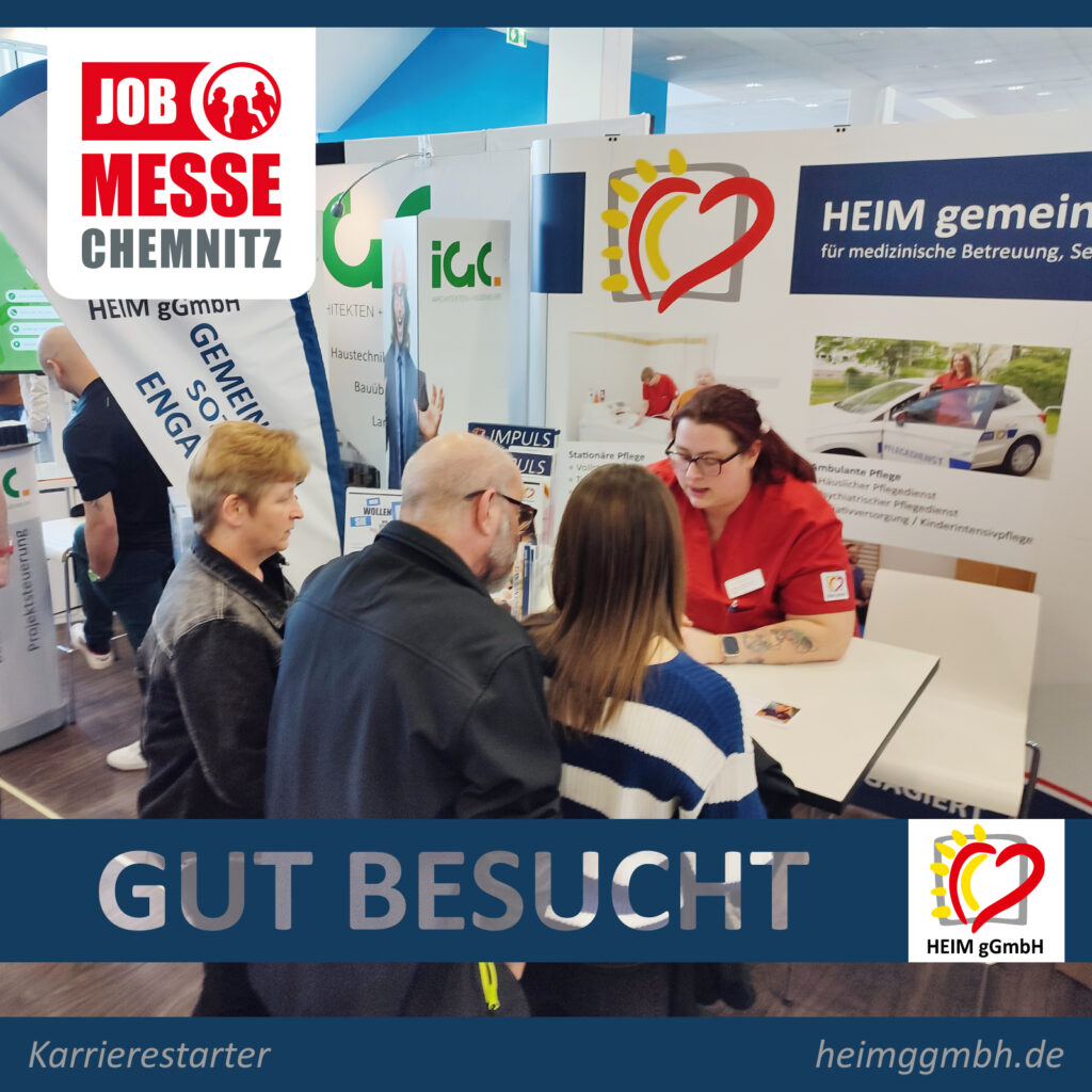 Jobmesse Chemnitz im März 2026 – Sechs Stunden voller interessanter Gespräche für unser Team der HEIM gGmbH Chemnitz