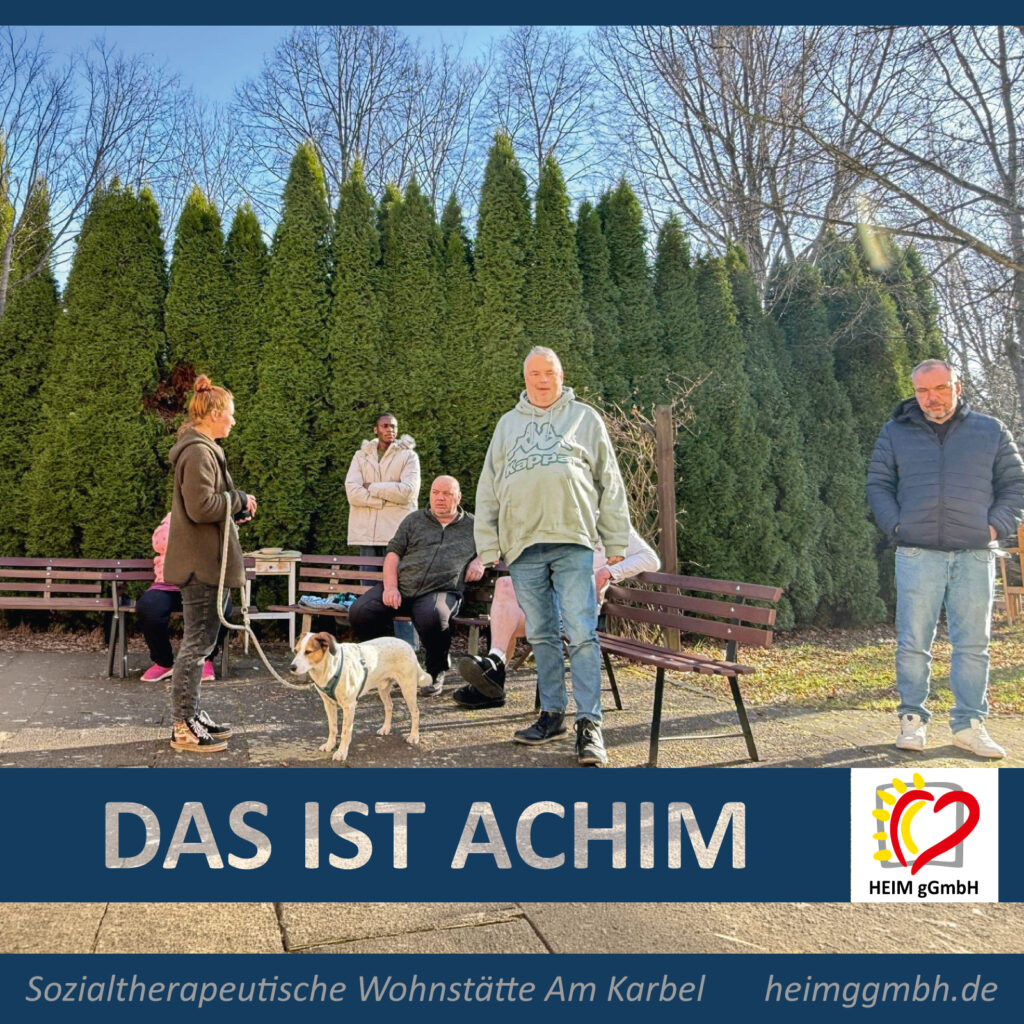 Tiergestützte Therapie in der Sozialtherapeutischen Wohnstätte Am Karbel der HEIM gGmbH in Chemnitz - Therapiehund Achim