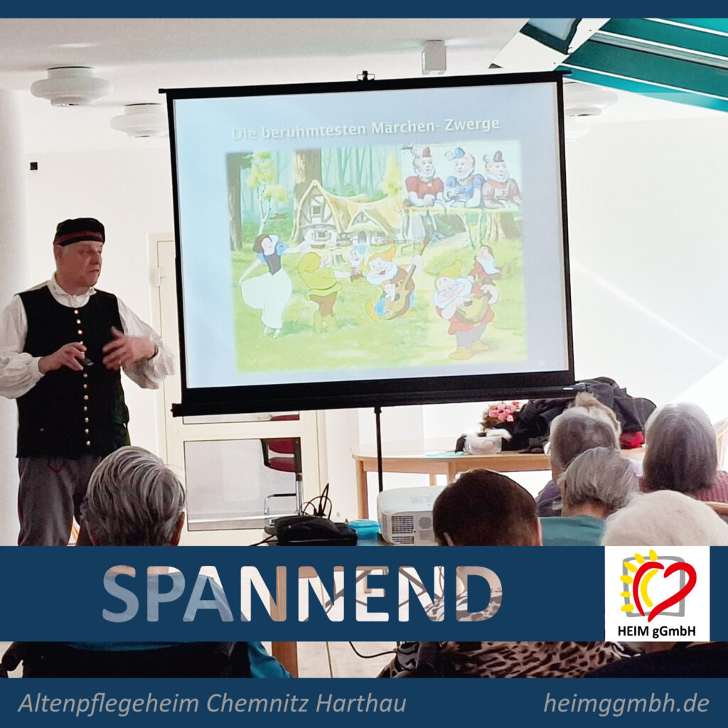 Altenpflegeheim Chemnitz Harthau der HEIM gGmbH - Spannende Vorträge zu nicht alltäglichen Themen mit Korporal Stange