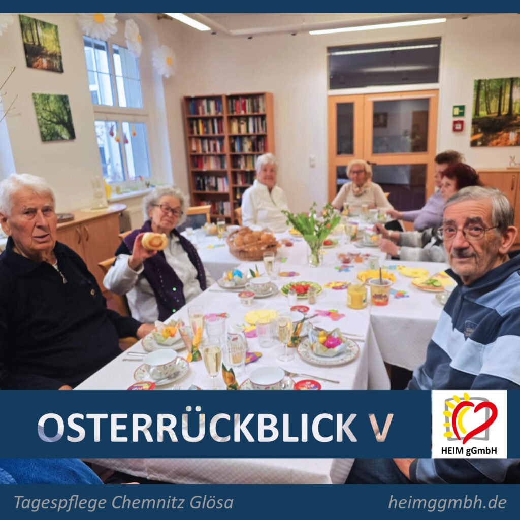 Osterrückblick V - Osterbrunch in der Tagespflege
