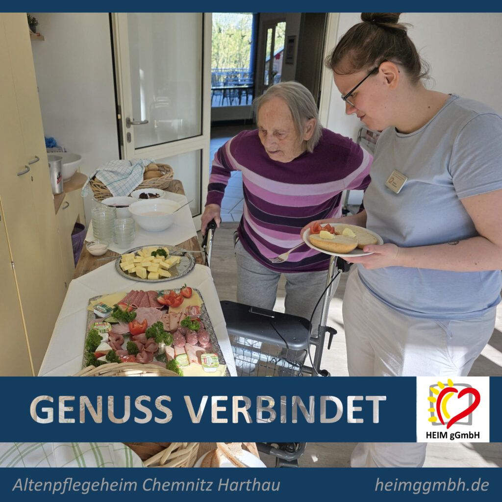 Altenpflegeheim Chemnitz Harthau der HEIM gGmbH - Genuss verbindet und ist generationsübergreifend - Brunch
