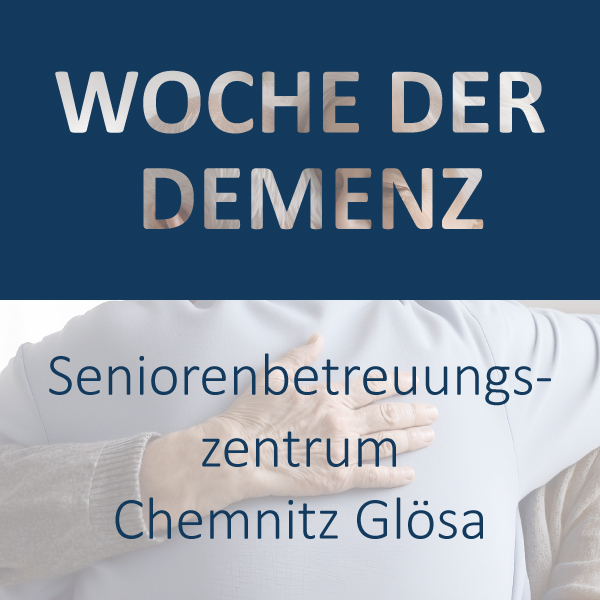 Woche der Demenz - Angebote im Seniorenbetreuungszentrum Chemnitz Glösa der HEIM gGmbH