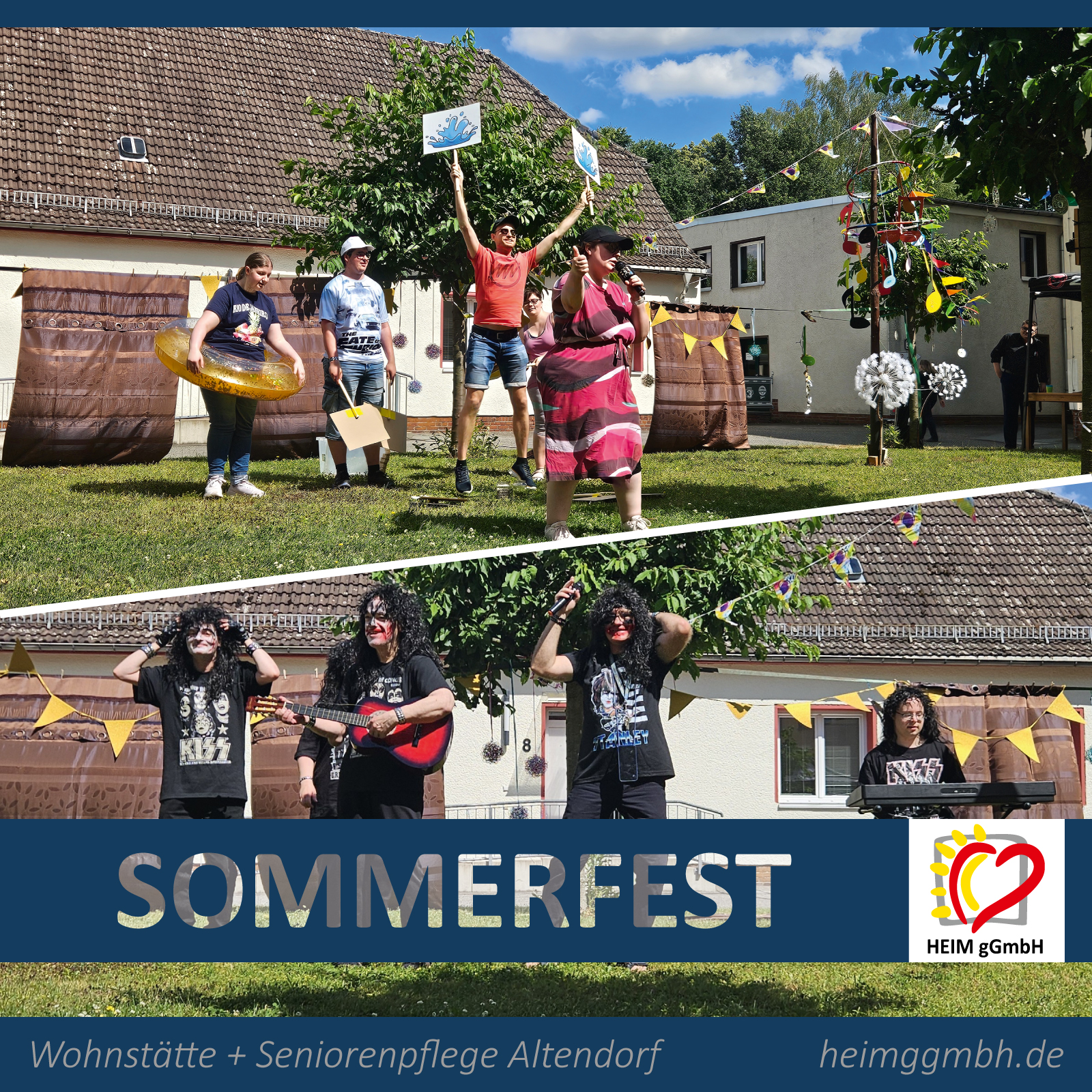 Gemeinsames Sommerfest in Chemnitz Altendorf
