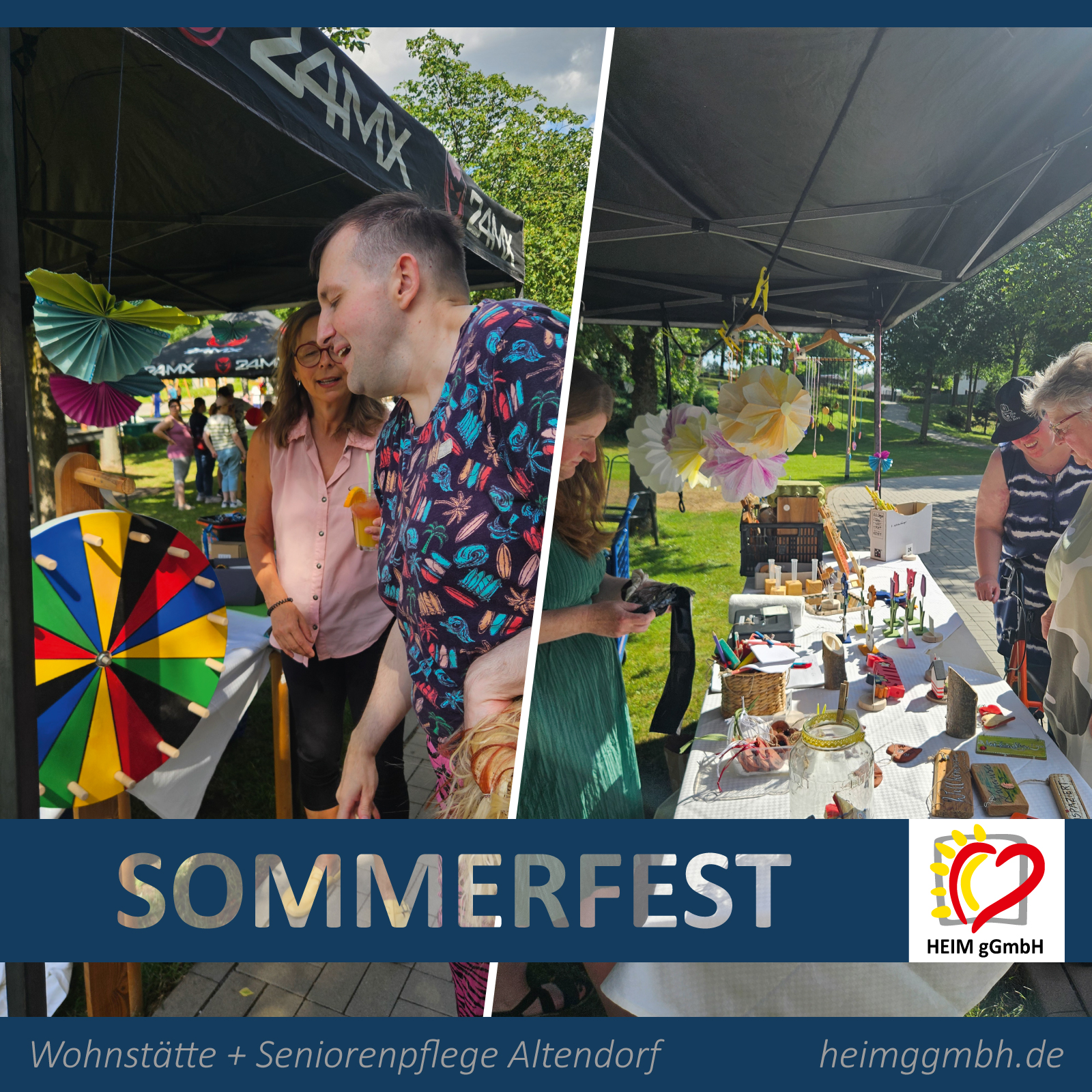 Gemeinsames Sommerfest in Chemnitz Altendorf