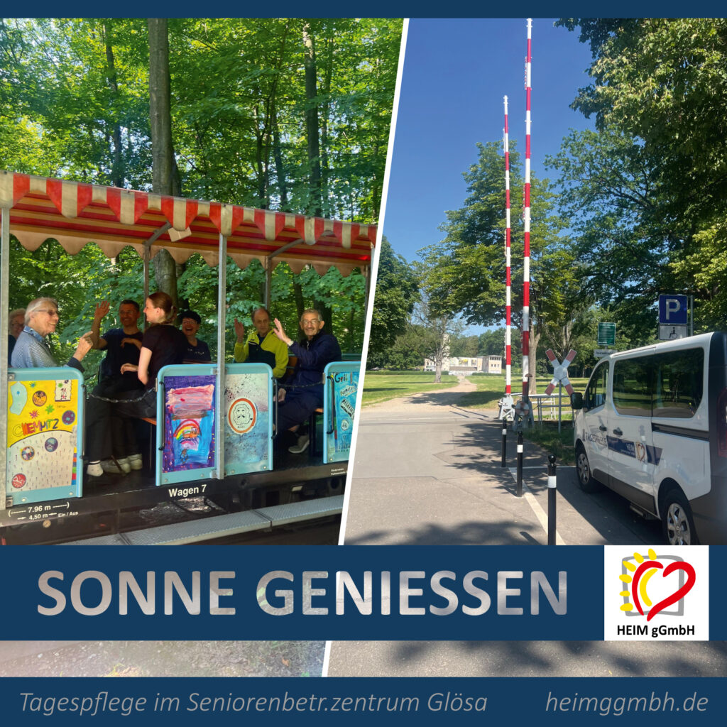 Tagespflege des Seniorenbetreuungszentrums Chemnitz Glösa der HEIM gGmbH - Sommerlicher Ausflug in den Küchwald