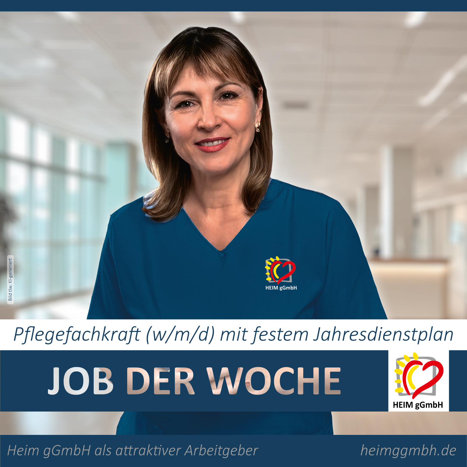 JOB DER WOCHE - Pflegefachkraft (m/w/d) Pool und flexiblen Einsatzorten mit festem Jahresdienstplan bei der HEIM gGmbH in Chemnitz