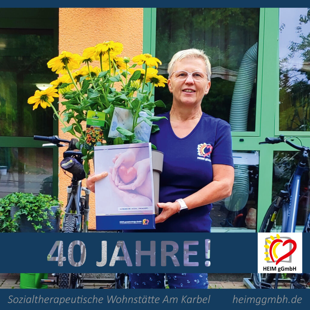 In der Sozialtherapeutischen Wohnstätte Am Karbel in Chemnitz der HEIM gGmbH wurde ein Jubiläum gefeiert - 40 Jahre im Dienst am Menschen.