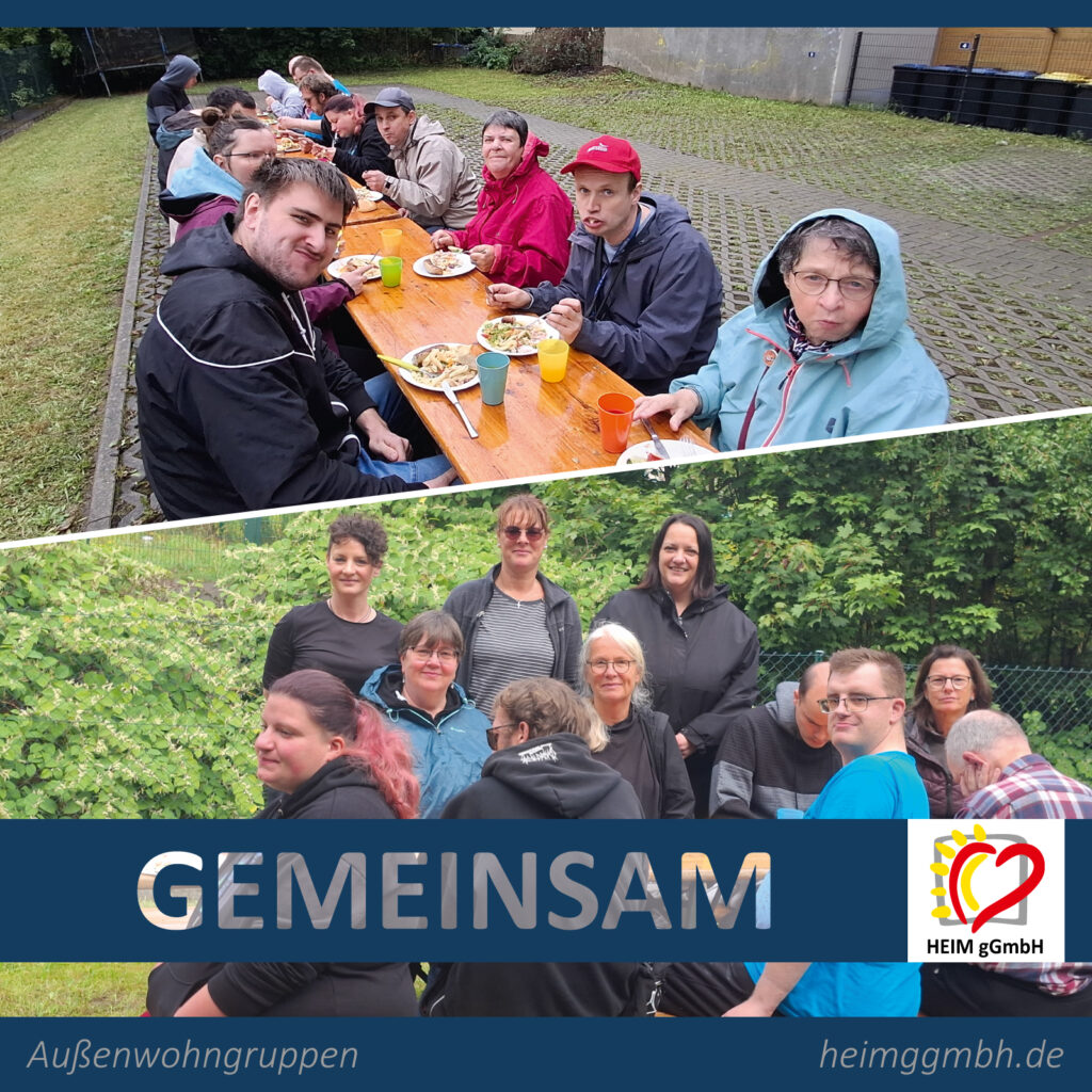 Die Bewohner aller Außenwohngruppen der HEIM gGmbH in Chemnitz trafen sich zuim gegenseitigen Kennenlernen.